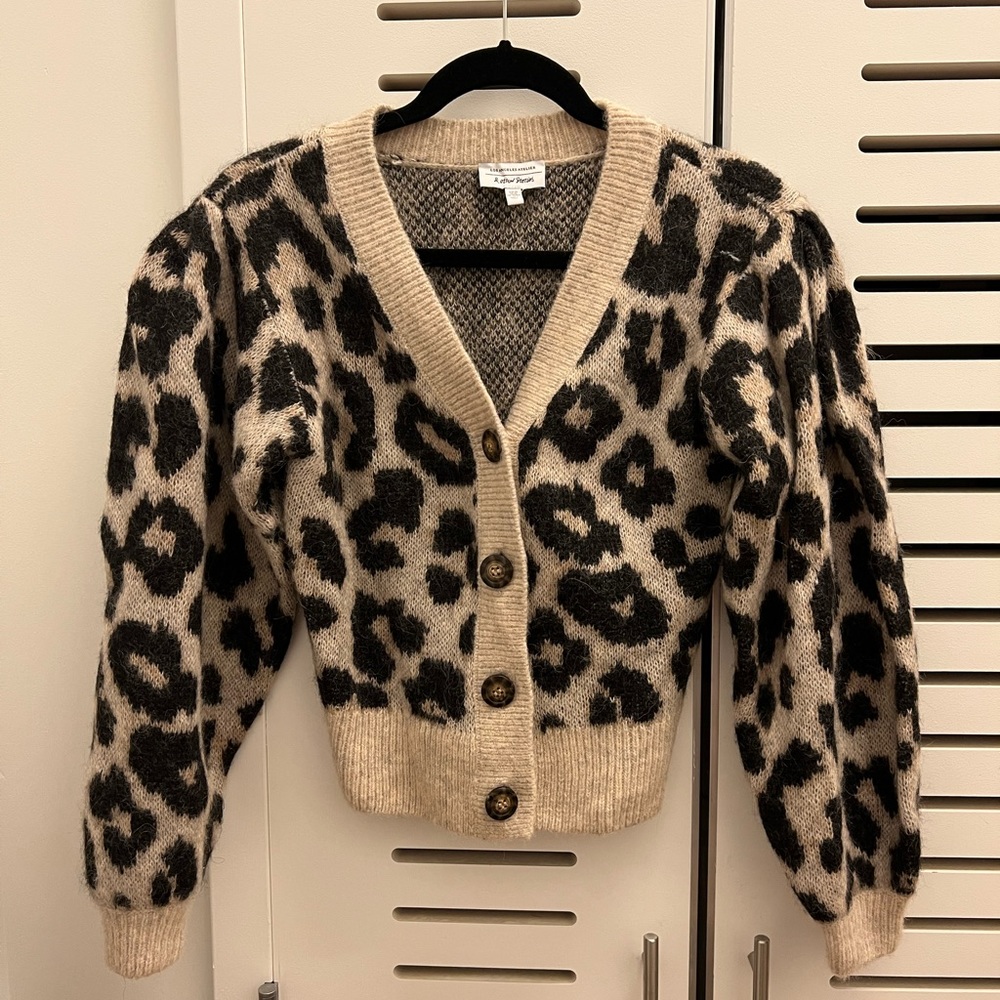 & Other Stories Leopard Cardigan